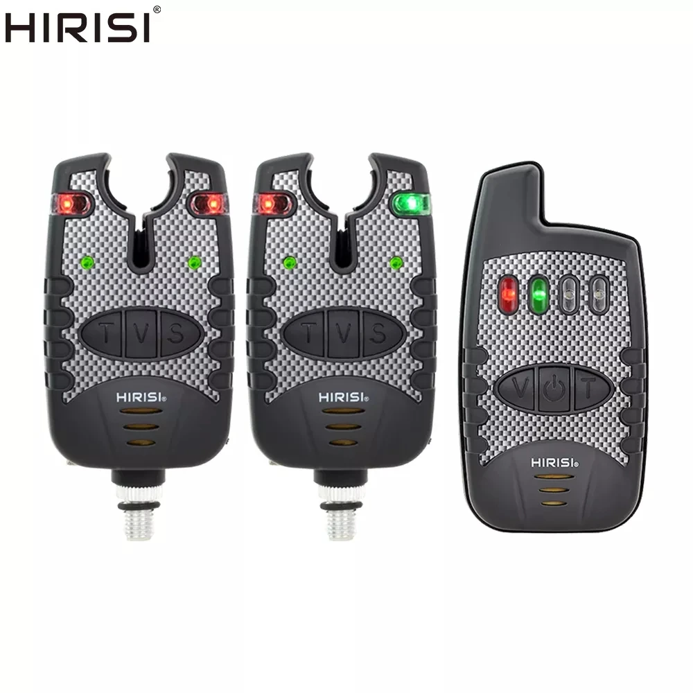 Hirisi Wireless Carp Fishing Bite Alarm Set Waterproof Fishing Alarm Bite Indicator Set B1207