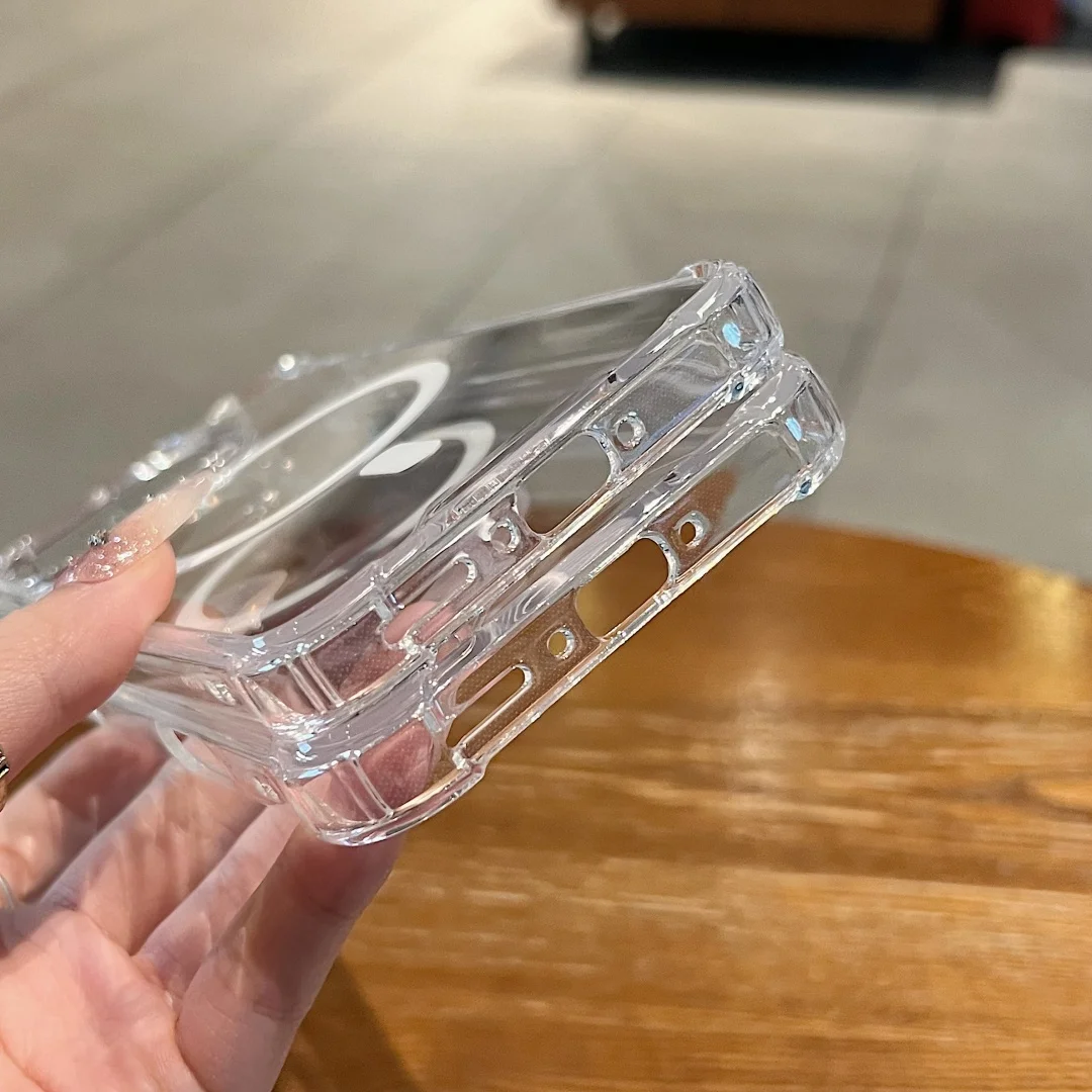 Etui na OPPO Find X9 Pro, ochronne, przezroczyste, z miękkimi bokami, kompatybilne z MagSafe, tylna obudowa na telefon komórkowy — zdjęcie produktu 6