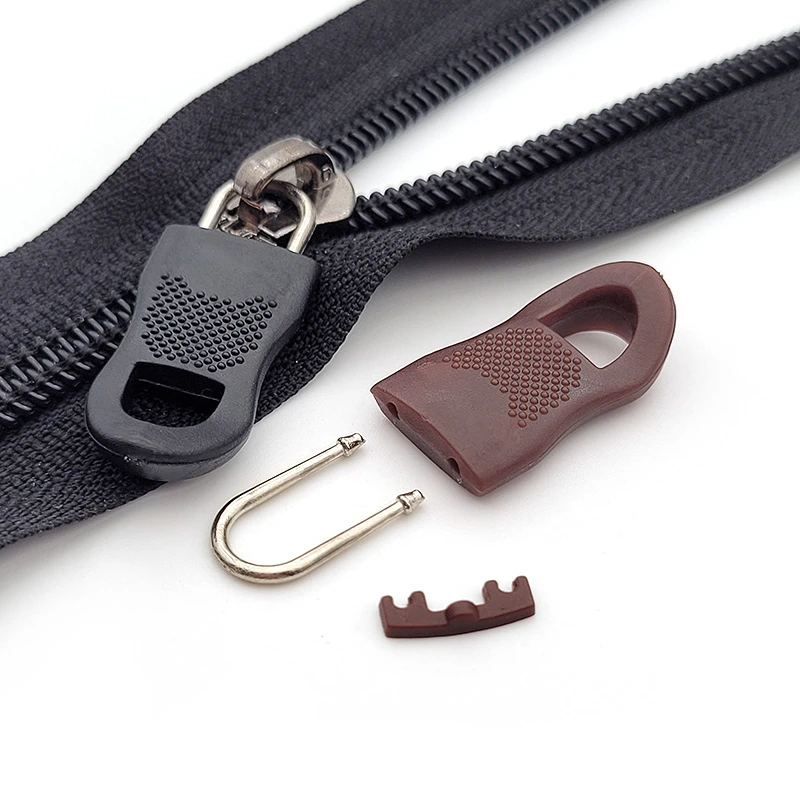 Replacement Zipper Head Tool-free Removable Zipper Puller for Luggage Schoolbag End Fit Rope Tag Clothing Zip Fixer Broken