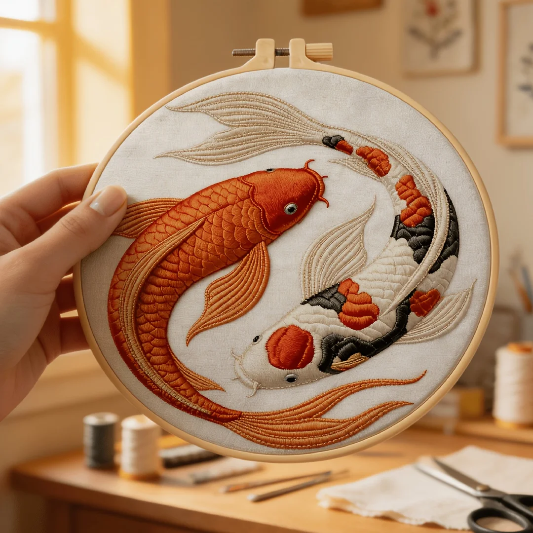 Beginner Hand DIY Embroidery Kit Complete Supplies Pre‑Printed Fabric Hoop Threads Handcraft Home Ornament for Craft Lovers