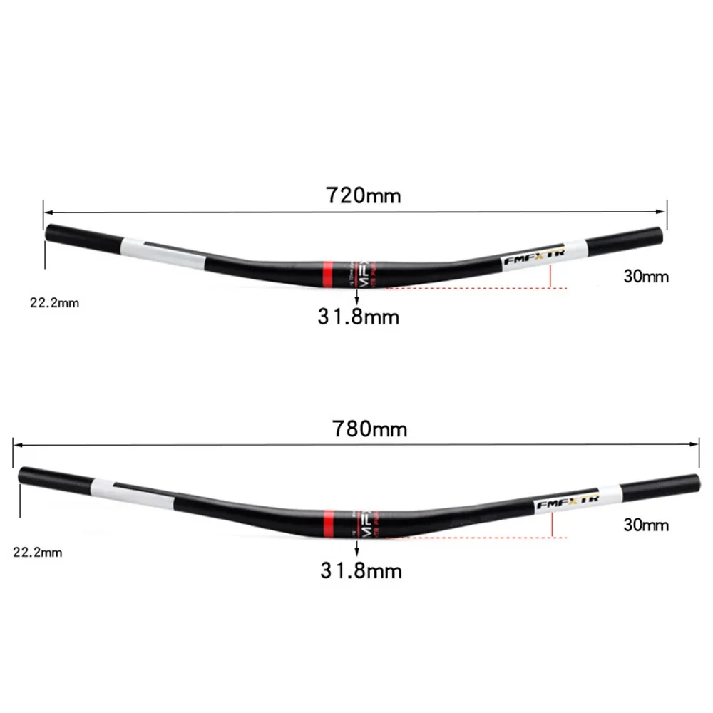 MTB Bicycle Aluminum Alloy Handlebar,31.8*720/780MM,Ultralight Bike Handle Accessories,BMX Mountain Road Cycling Parts