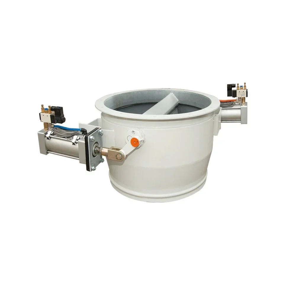 

feed mill plant use poultry feed processing industry use pneumatic slide gate butterfly valve