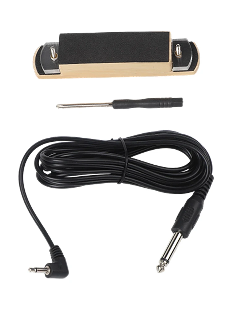 For Steel String Instruments Guitar Volume Control Wooden Acoustic Guitar Pickup Live Performance Volume Control Feature