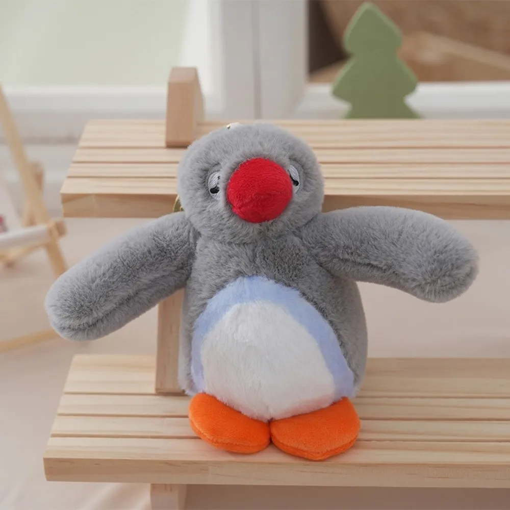 

Забавный плюшевый брелок с пингвином, мультяшная забавная кукла Pingu, кулон 15 см, милый брелок с пингвином, подвеска на рюкзак