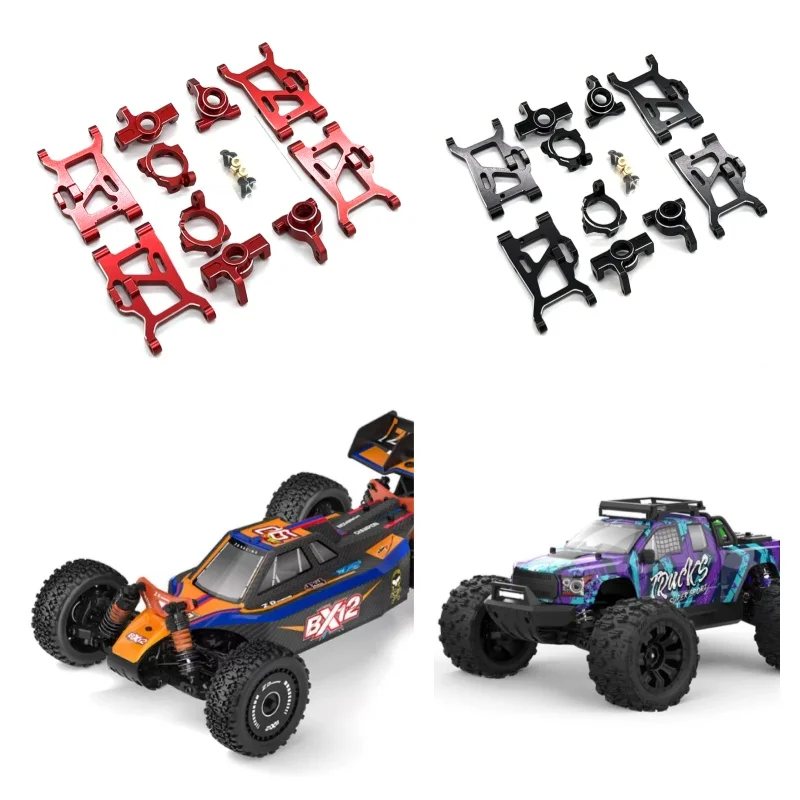 JXMJ Metal ZD Racing MT16 BX12 X12S JIUSI PT14R WB12 PRO Gladiator 1/14 RC Steering Cup Tie Rod 5-piece Set Parts