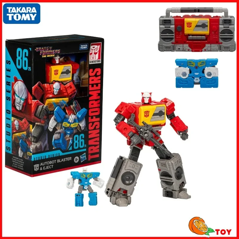 Takara Tomy-figuras de acción de Transformers, juguete de la serie Studio, Blaster y Egect SS86-25, colección de robots, Hobby, en stock, nuevo producto