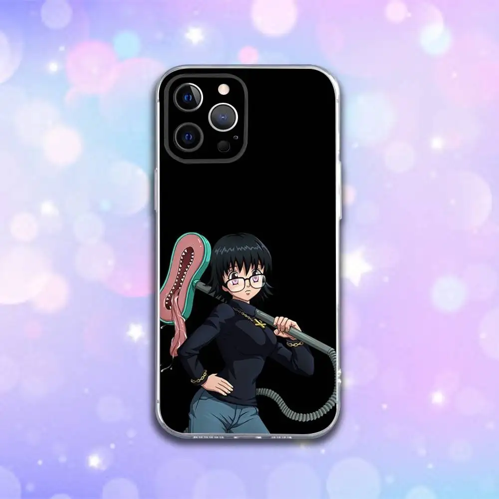 حافظة هاتف H-Hunter S-Shizuku أنيمي لهاتف آيفون 16e,16,15,14,13,12,11 Plus,Pro,Max,XR,XS,X,Plus,SE,غطاء ناعم شفاف صغير