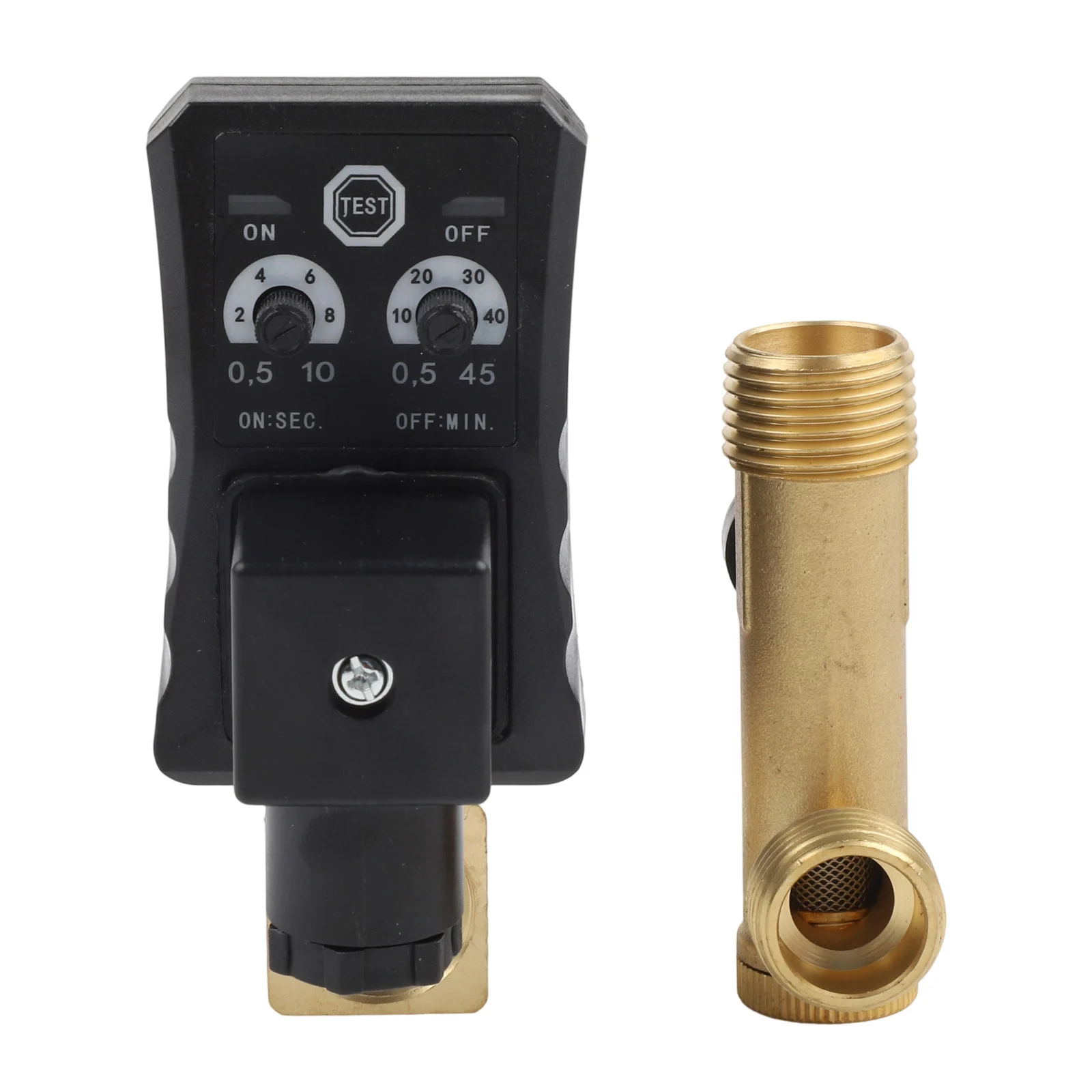 Automatic Electronic Drain Valve 1/2 Inch Copper Brass Timer For Compressed Air System Oil Water Separator And Gas Tank Solenoid