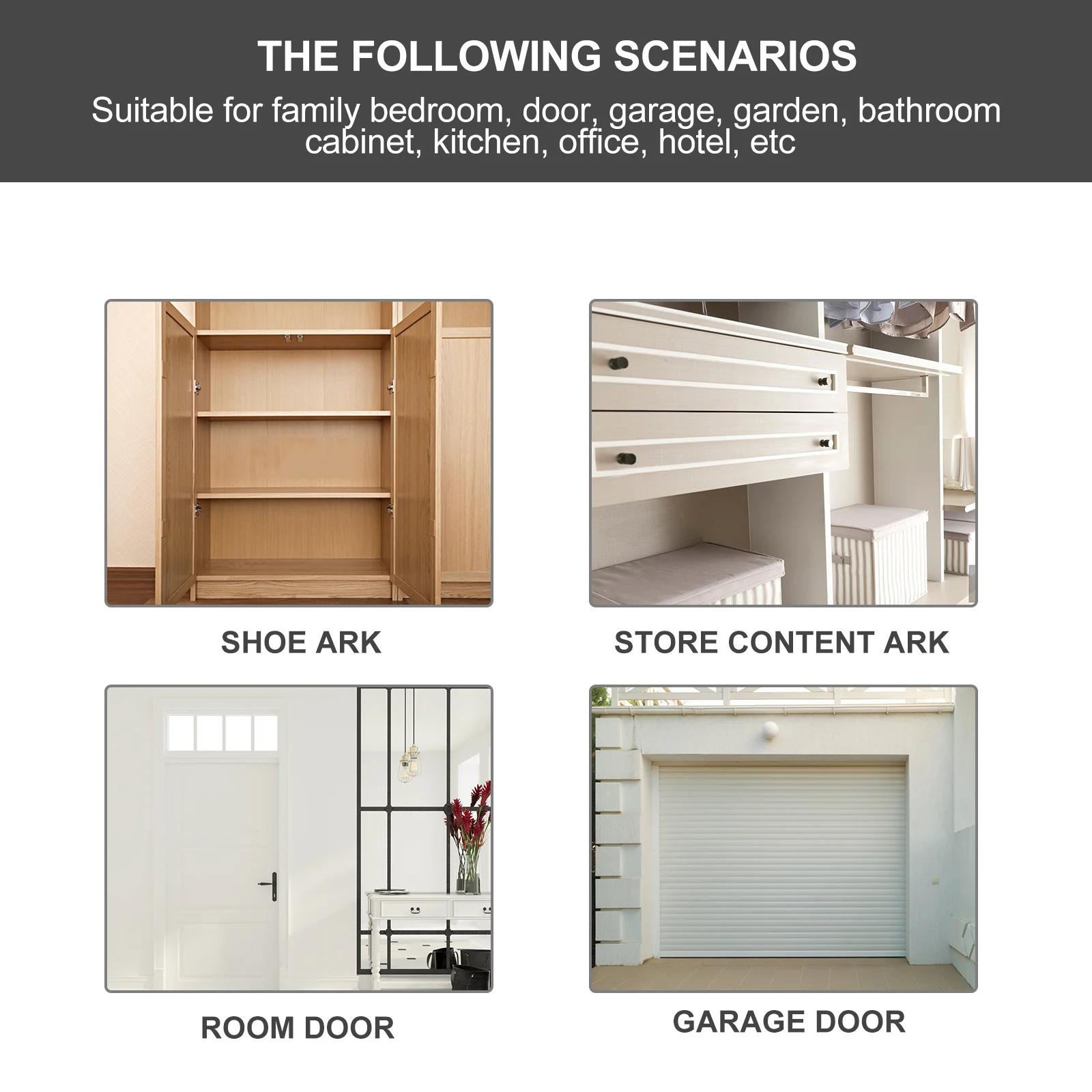 

Stainless Steel Right Angle Latch Lock Strong Door Bolt Lock for Home Bedroom Garage Cabinet Security Door Bolt