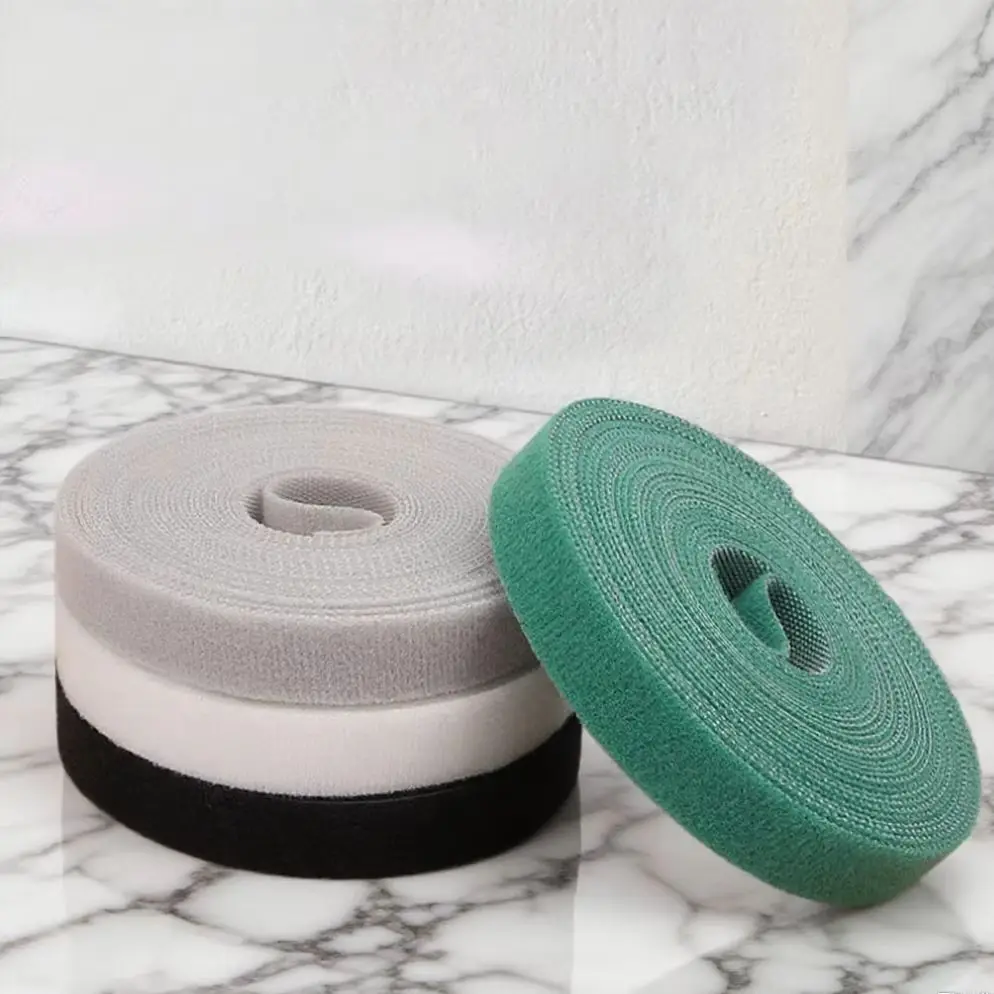 Simple and Portable Desktop Velcro Cable Tie, Data Cable Plug Board Cable Organizer