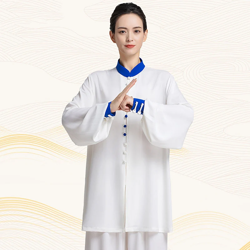 Cotton Linen Tai Chi Suit Women Men Stylish Zen Baduanjin Qigong Training Wear Youth Fashion New Arrival Practice Outfit Design