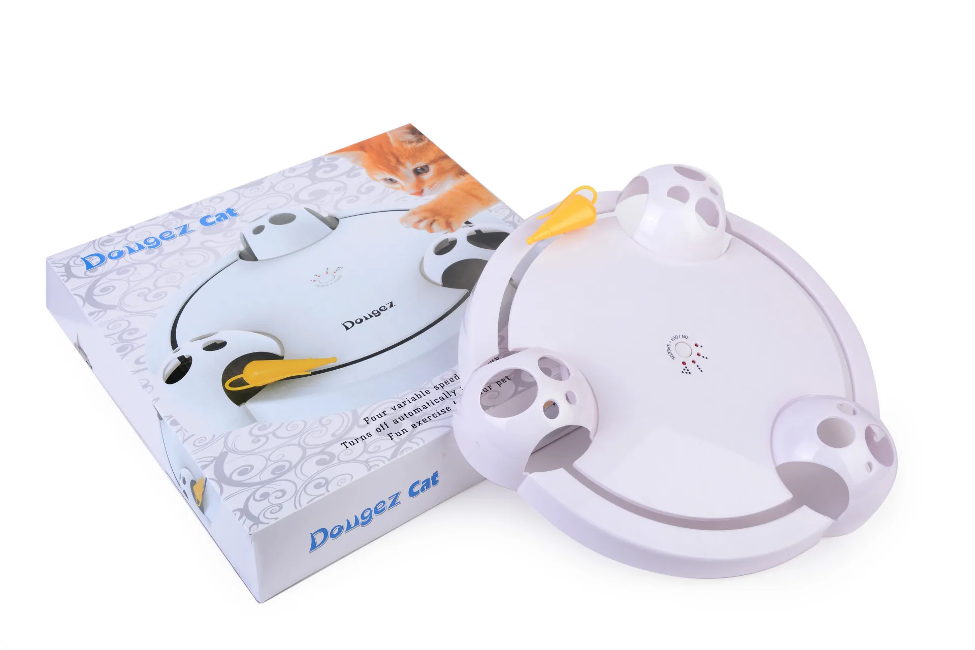 Exciting Pet Toy Electric Cat Toy with Rotating Mouse for Interactive Play