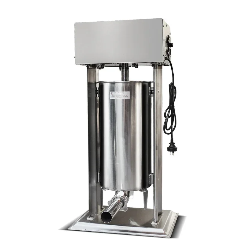 Electric Sausage Stuffer Filling Machine 10L 15L Hot Dog Filler Stainless Steel Commercial Sausage Filling Production Machine