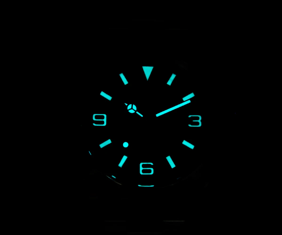CRONOS Men Automatic Watch 36mm Luxury Mechanical Wristwatch Sapphire 10ATM Waterproof BGW-9 Luminous PT5000