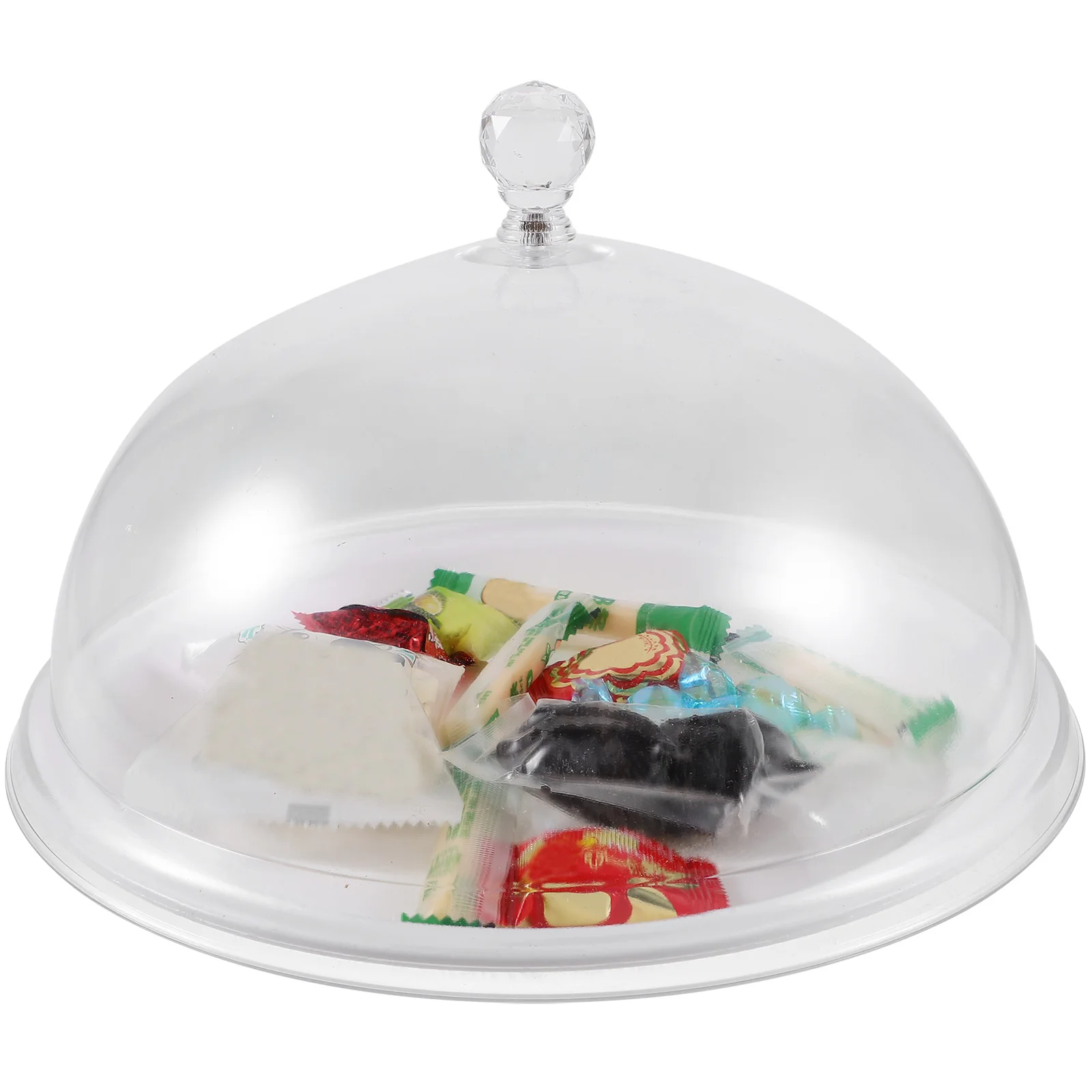 

Clear Cake Plate With Dome Cake Display Stand For Party Dessert Fruit Serving Tray Plastic Food Storage Container Transparent