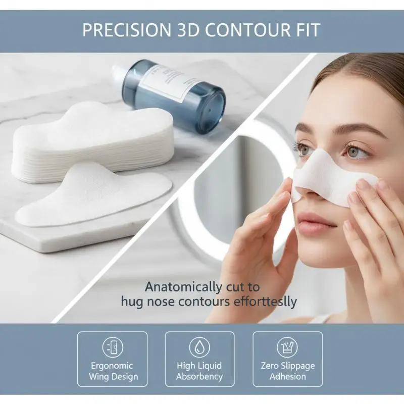 100Pcs Eye Paper Mask Skin Care Tools Disposable Eye Mask DIY Natural Cotton Eye Paper Women Essential Product