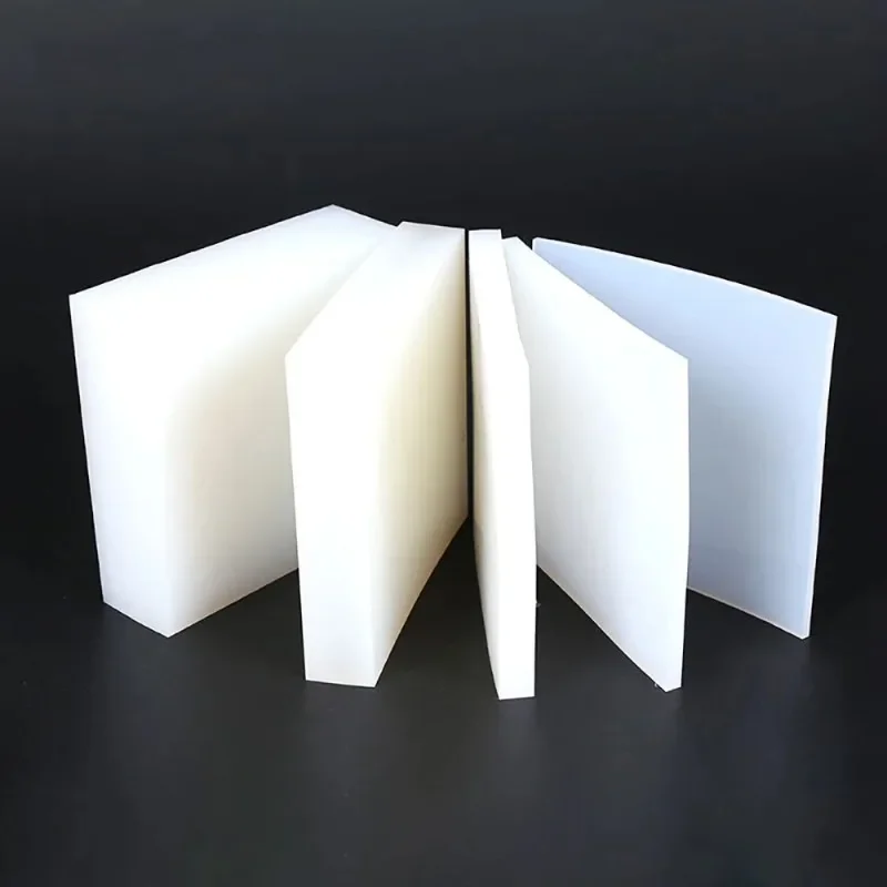1 sztuk biały arkusz gumy silikonowej 100x100mm 150x150mm 200x200mm 300X300mm 2/3/4/5/6/8/10/15mm grubości