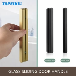 sliding door handle wardrobe Barn Door Shower room glass door handle one pair Stick Use double-sided tape