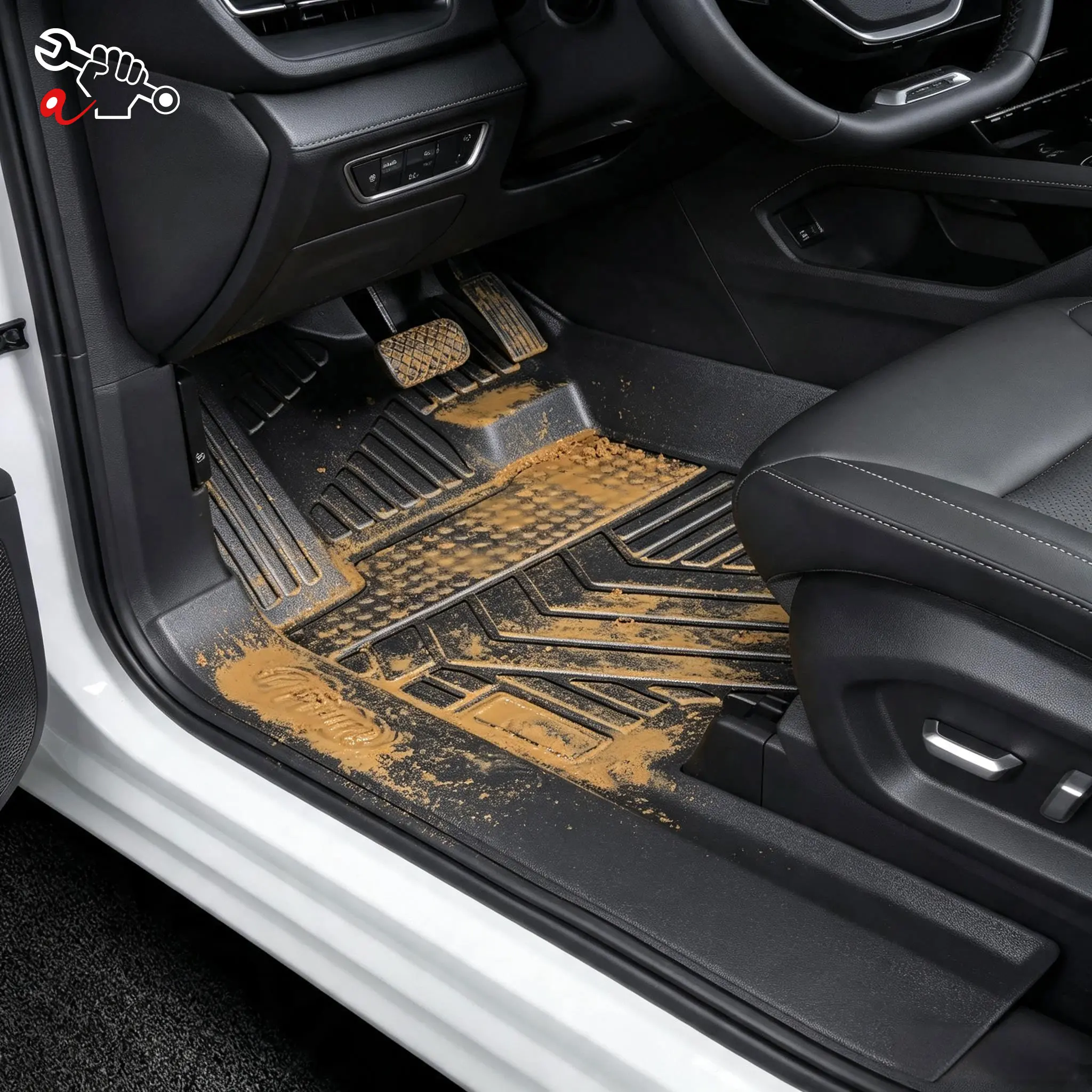 Left‑Hand Drive Car Custom Fit Floor Mat For Wuling Victory 2020‑2025 All‑Weather Waterproof Wear‑Resistant Car Floor Protector