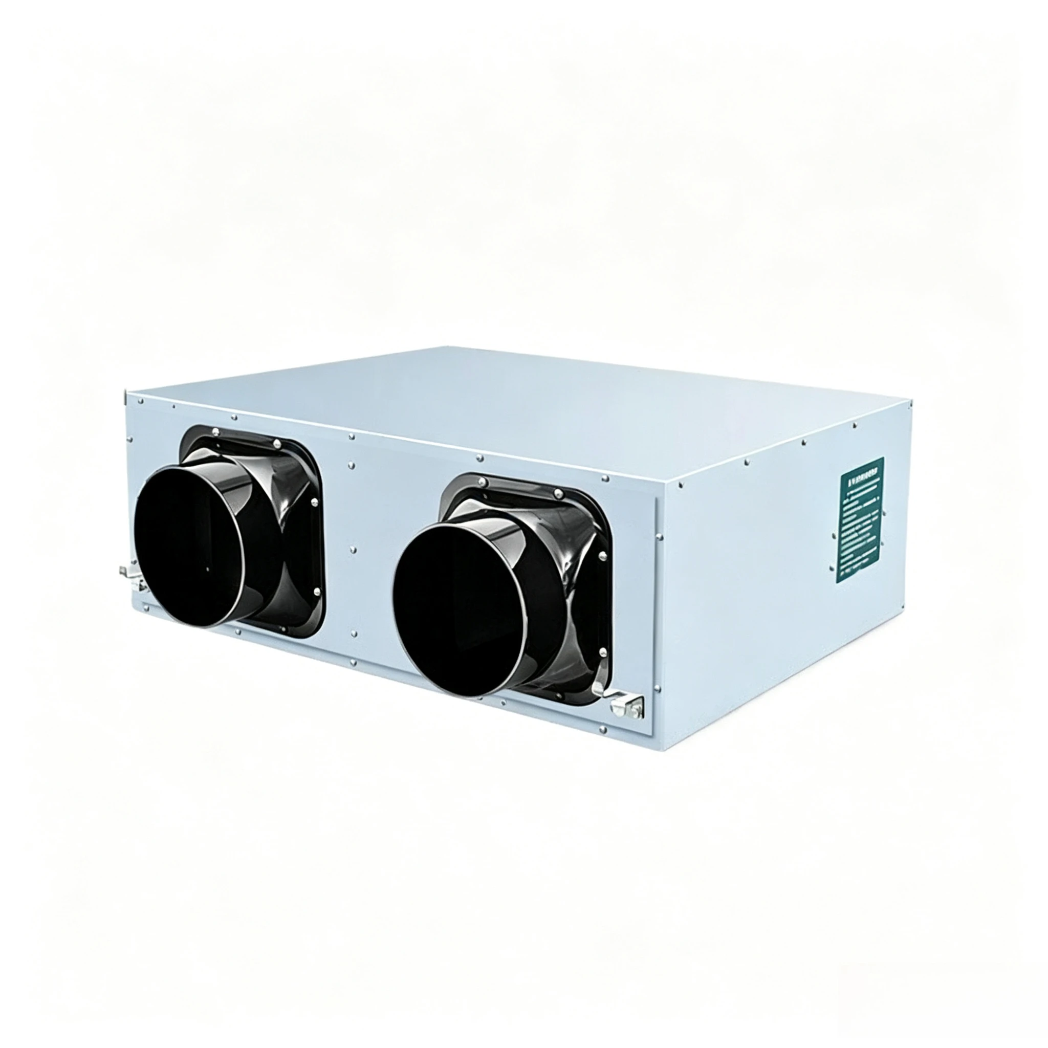 1000CMH Ceiling Bidirectional Full Heat Recovery Ventilator Fresh Air System Commercial Exhaust Fan For Hot Pot Shop