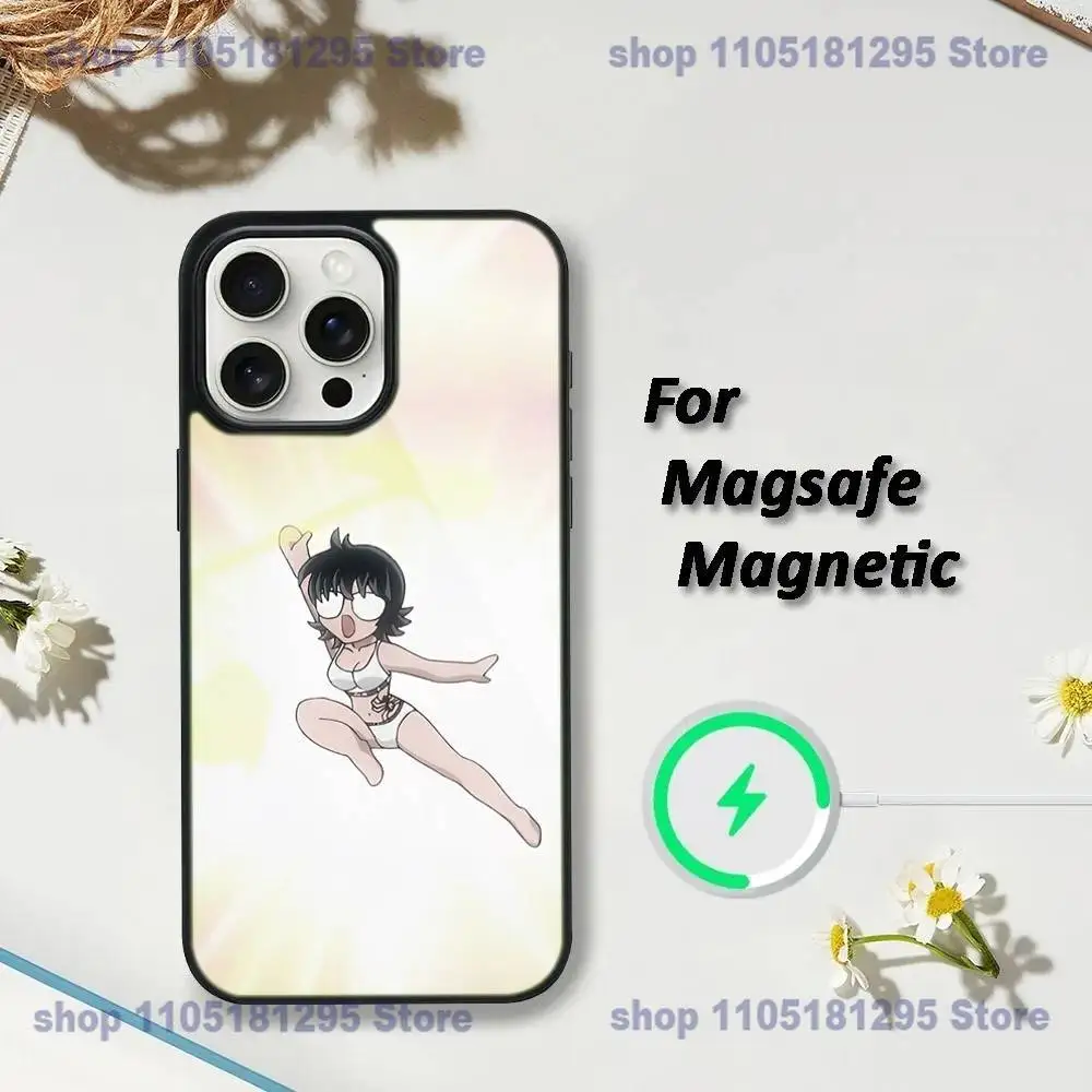 Custodia per telefono Shizuku Murusaki per iPhone 17,16,15,14,13,12,11,Plus,Pro,Max,Mini Magsafe Ricarica wireless magnetica