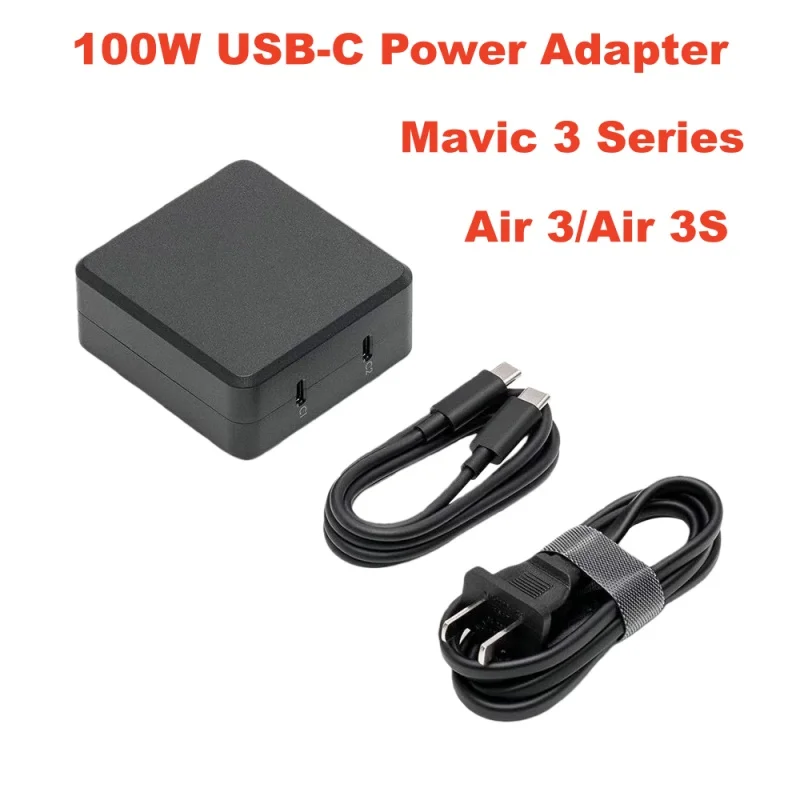 adaptateur-d'alimentation-usb-c-100w-charge-rapide-pour-dji-mavic-serie-3-air-3-air-3s-accessoires-d'origine