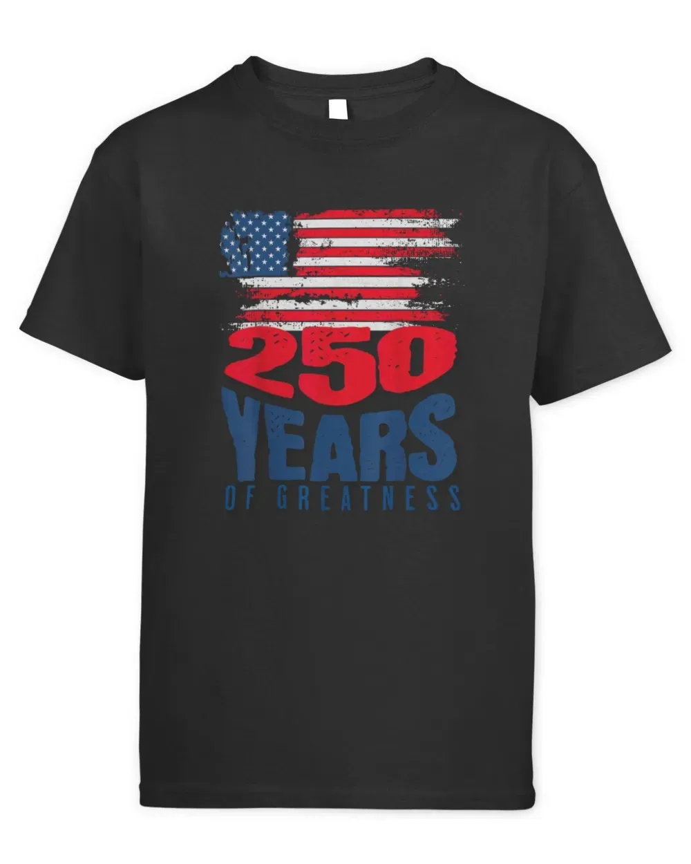 

USA Military Parade 250th Anniversary Flag Tribute T-Shirt