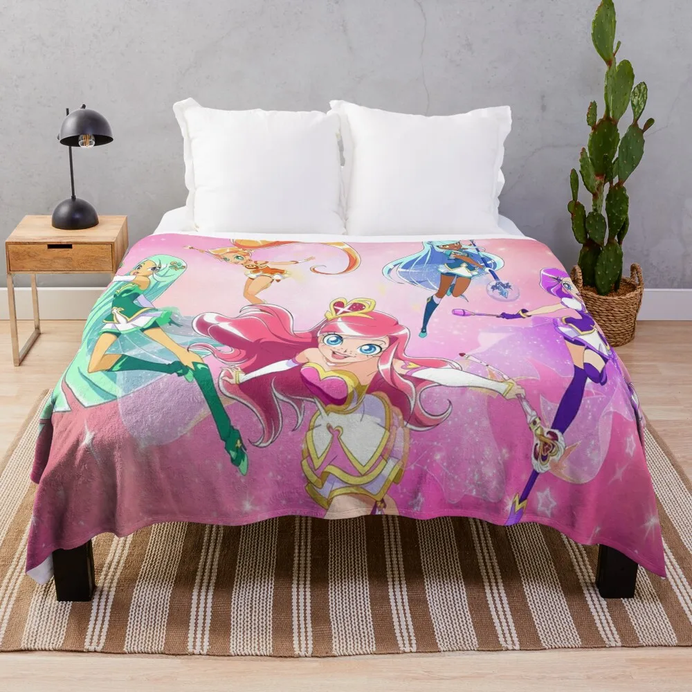 

LoliRock gift for fans lolirock characters Throw Blanket Blanket For Decorative Sofa Sofa Throw Blanket Sleeping Bag Blanket