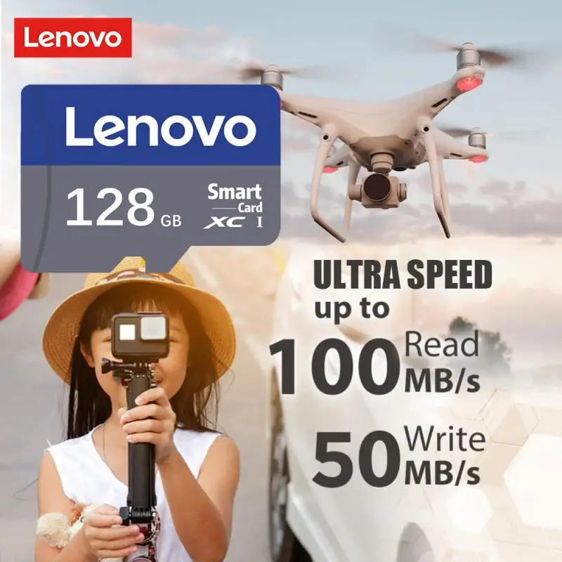 Lenovo 2 ТБ высокоскоростная карта памяти 128 Гб класс 10 Micro TF SD карта 512 ГБ SD карта памяти для Nintendo Switch Phone/Ps4/Camera