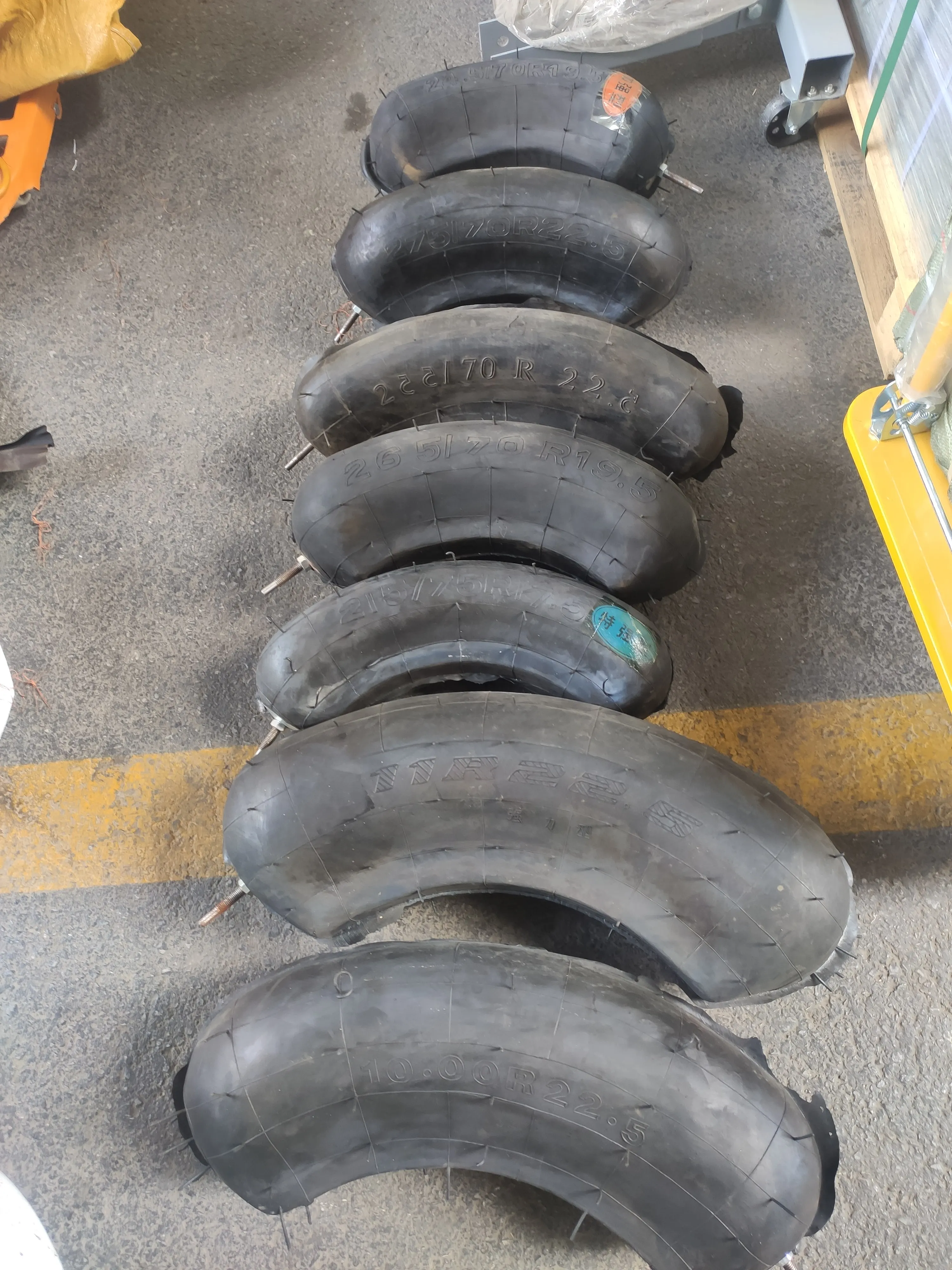 타이어 수리 가황기 도구 8.25R16 900R20 가황 고무 에어백