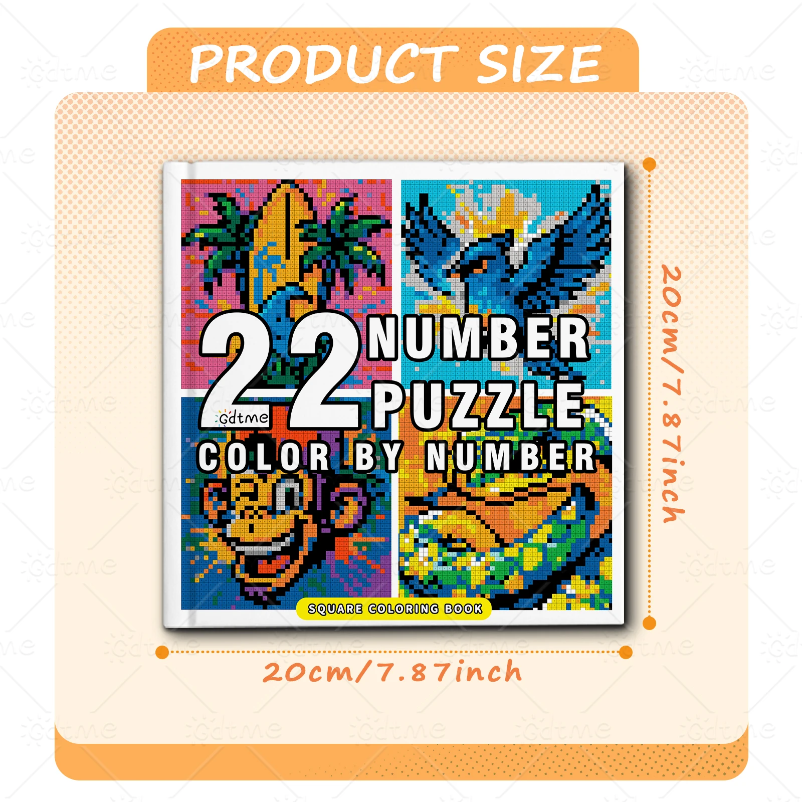 NUMBER PUZZLE COLOR BY NUMBER Coloring Book for Adult and Teen Featuring Relieve Stress Kill Time DIY Painting Drawing Books