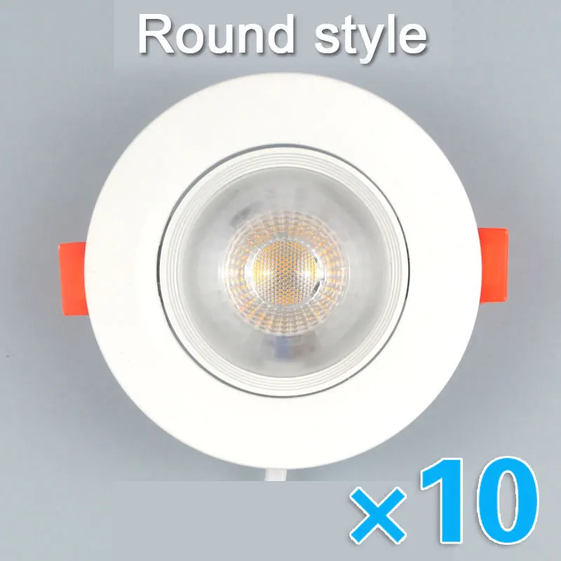 teetealy 10 Pièces LED Downlight Blanc 4