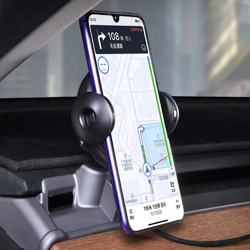 Car Mobile Phone Holder Wireless Charger for Tesla Model 3 Air Vent Aromatherapy Infrared Sensor CellPhone Support Accessories