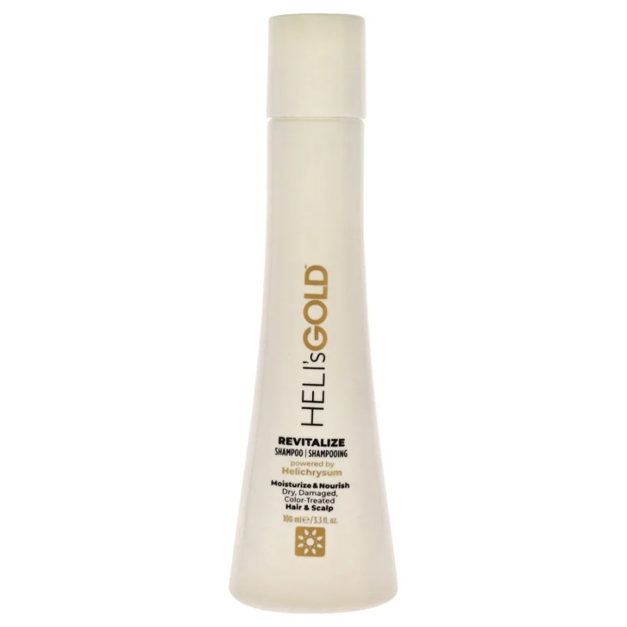 Champú revitaliza de Helis Gold para champú unisex de 3,4 oz