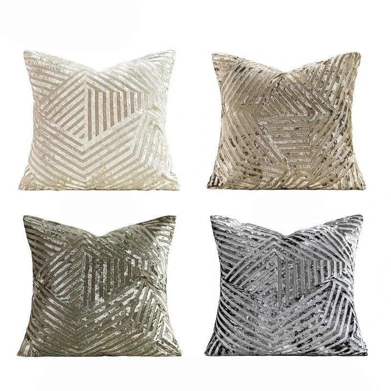30X50/50X50CM ice floral velvet Throw Pillow Cover light luxury Stamping Waist Cushion Cover Decor Home Decorative Pillowcase