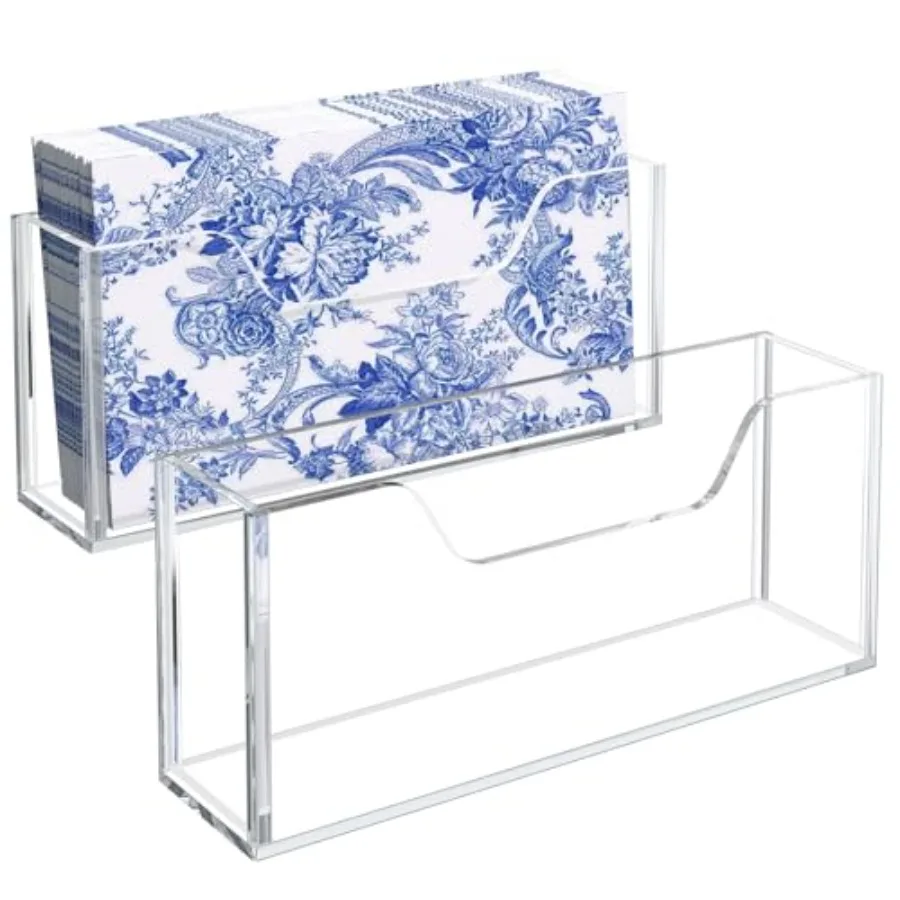 

Акриловый держатель для полотенец для гостей в виде тыквы для стола, 2 шт., прозрачный одноразовый держатель для полотенец для рук для ванной комнаты, умывальник, боковая водонепроницаемая ткань