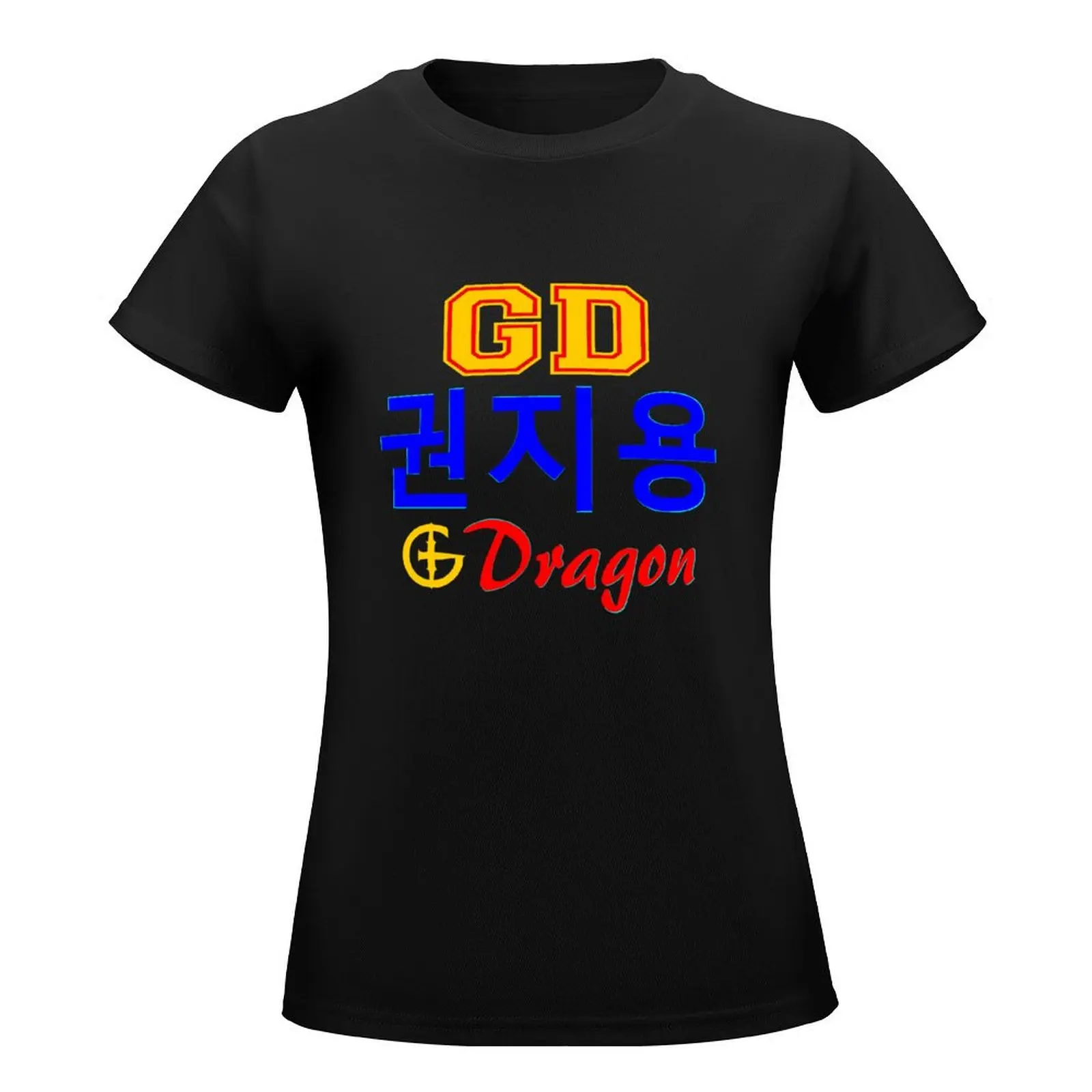 ??Big Bang G-Dragon Cool K-Pop GD Clothes & Stickers?? T-Shirt anime clothes tops white t shirts for Women