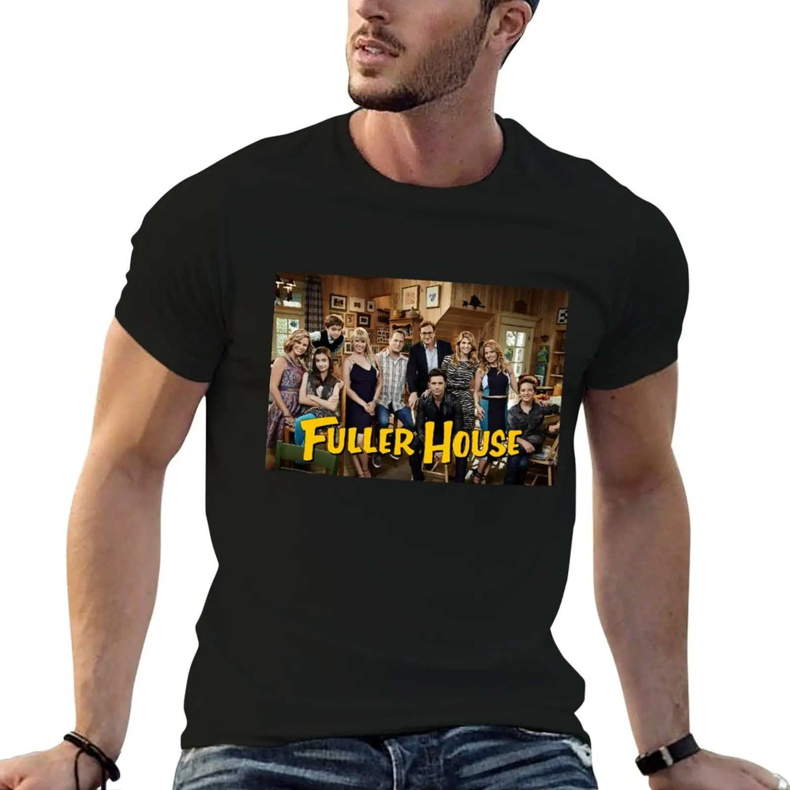 

Fuller House Cast Merch T-Shirt graphic t shirts for man man t shirt heavy cotton T-Shirt