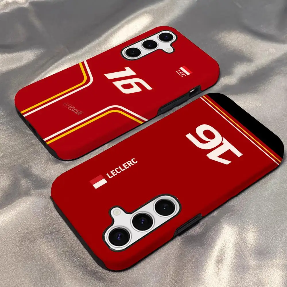 charles-leclercs-16-f1-capa-de-telefone-para-samsung-s25-s24-s23-s22-s21-plus-ultra-a56-a36-a26-a16-brilhante-hd-capa-dura-para-pc