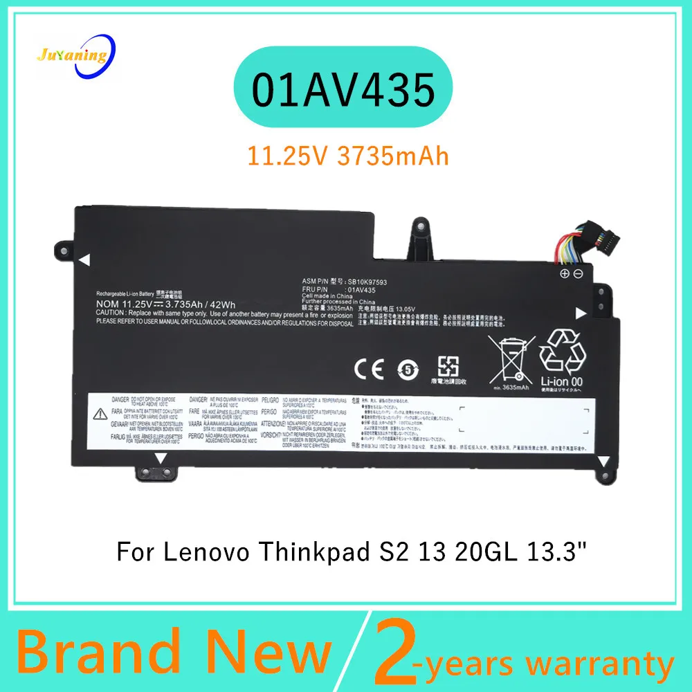 01AV436 01AV437 01AV400 01AV401 Laptop Battery For Lenovo ThinkPad 13 1ST GEN 20GJ Chromebook NEW S2 2017 2018 Series 01AV435