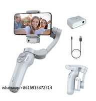TLCRETE L7Cpro Plus Gimbal Stabilizer for Mobile Camera Handheld with Face Tracking Tripod with Fill Light Face Tracking Functio