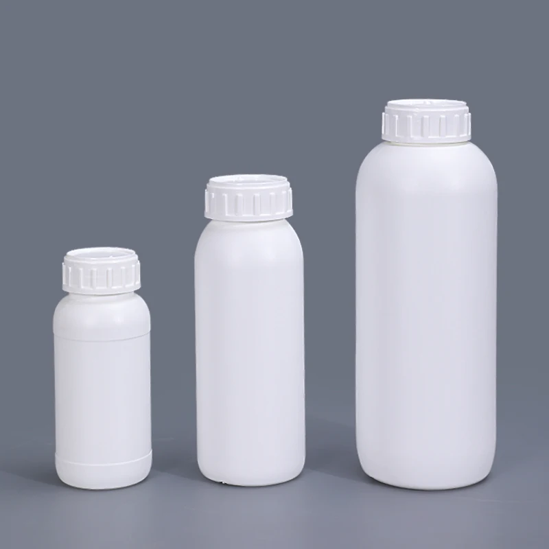 1PCS 250ML 500ML 1000ML Empty Round  Pesticide Bottle with Lid Chemical reagent bottle Refillable Container