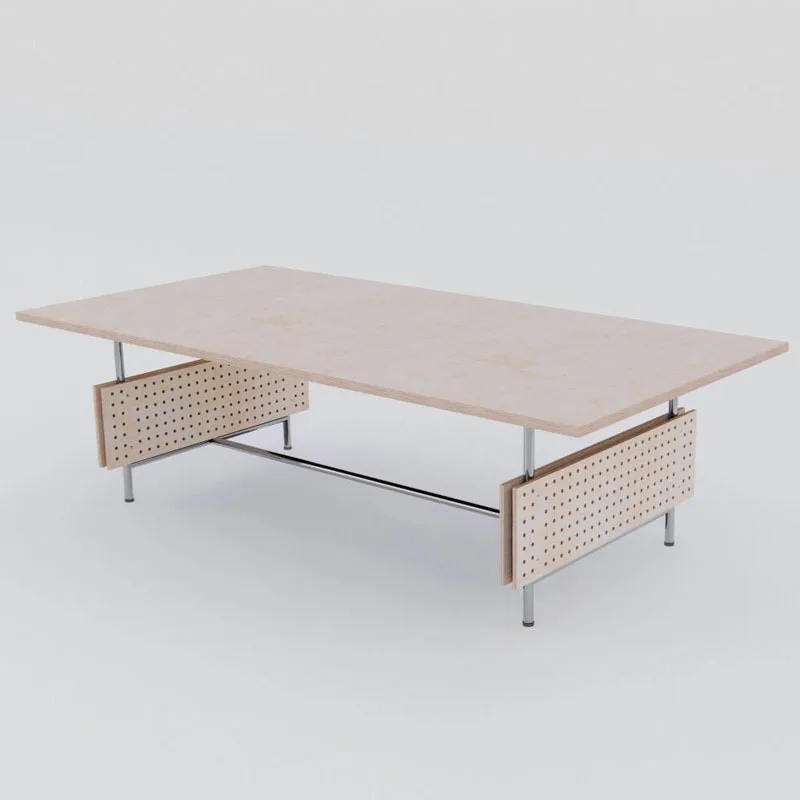 Ocean board desk large wooden table rectangular meeting room table staff table computer desk