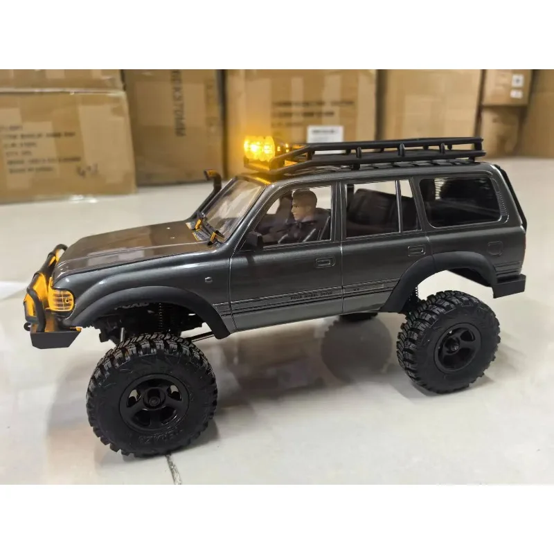 New FMS RC Car FCX 1/18 LC80 V2S  Land Cruiser 1:18 Off-road Four-wheel Drive Climbing Vehicle RC Simulation Car Model  Gift