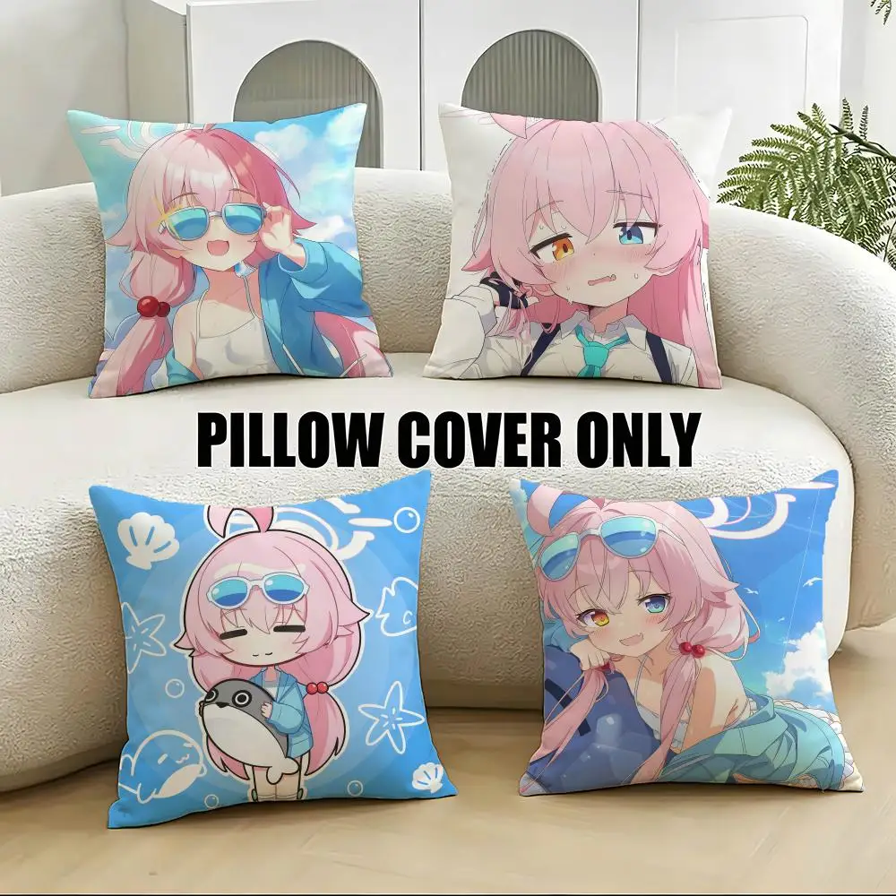 Lovely T-Takanashi HoshinoS Cushion Cover 4Pcs Soft Plush Throw Pillow Covers 40x40 45x45 for Sofa Bedroom