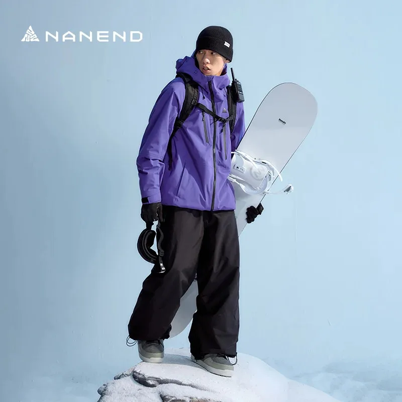 

NANEND Ski jacket for men and women waterproof wear-resistant windproof single board skiing, double board skiing