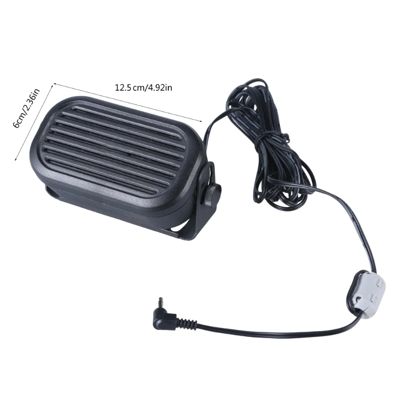 Waterproof SP35L Walkies Talkie Speaker Radio Microphone with 3.5mm for IC-2820H IC-F7000 IC-F8100 IC-F9510