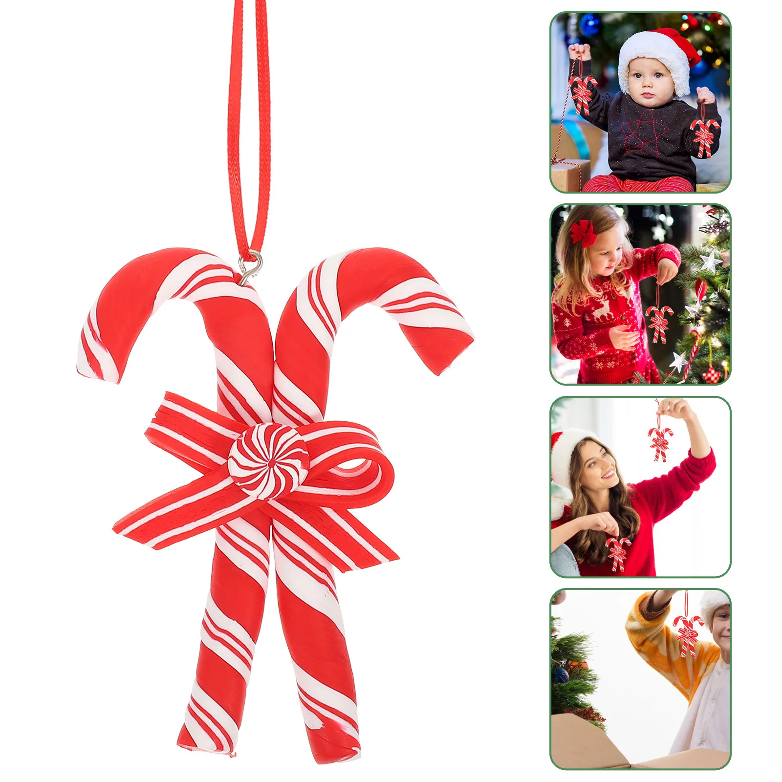 

Creative Christmas Tree Decor Hanging Ornament Premium Material Festive Design Easy Use Home Xmas Adornment Tabletop Ornament