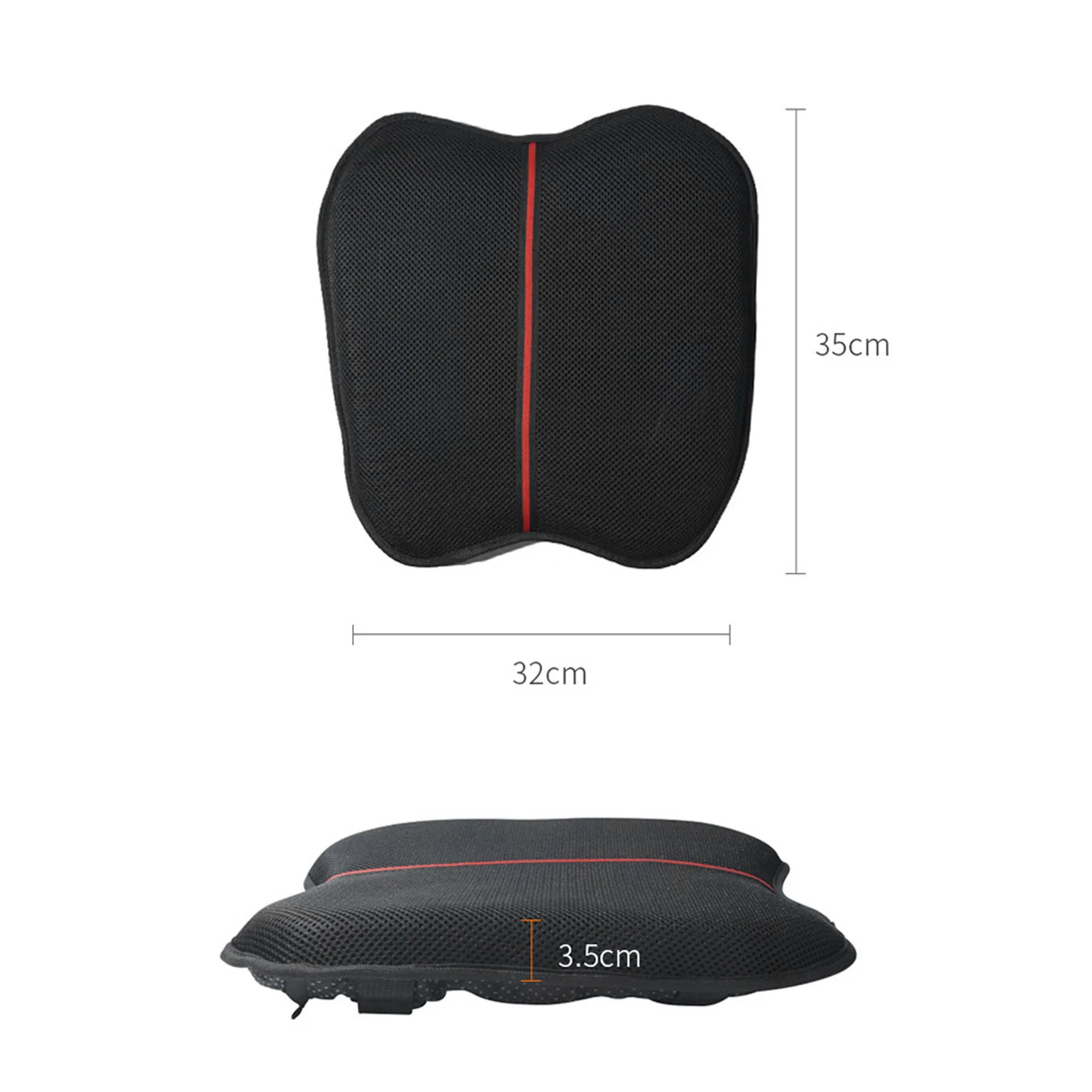 Motorcycle Gel Seat Cushion 3D Honeycomb Breathable Shock-Absorbing seat Cushion High Elasticity Gel for Comfortable Travel Long - view 5