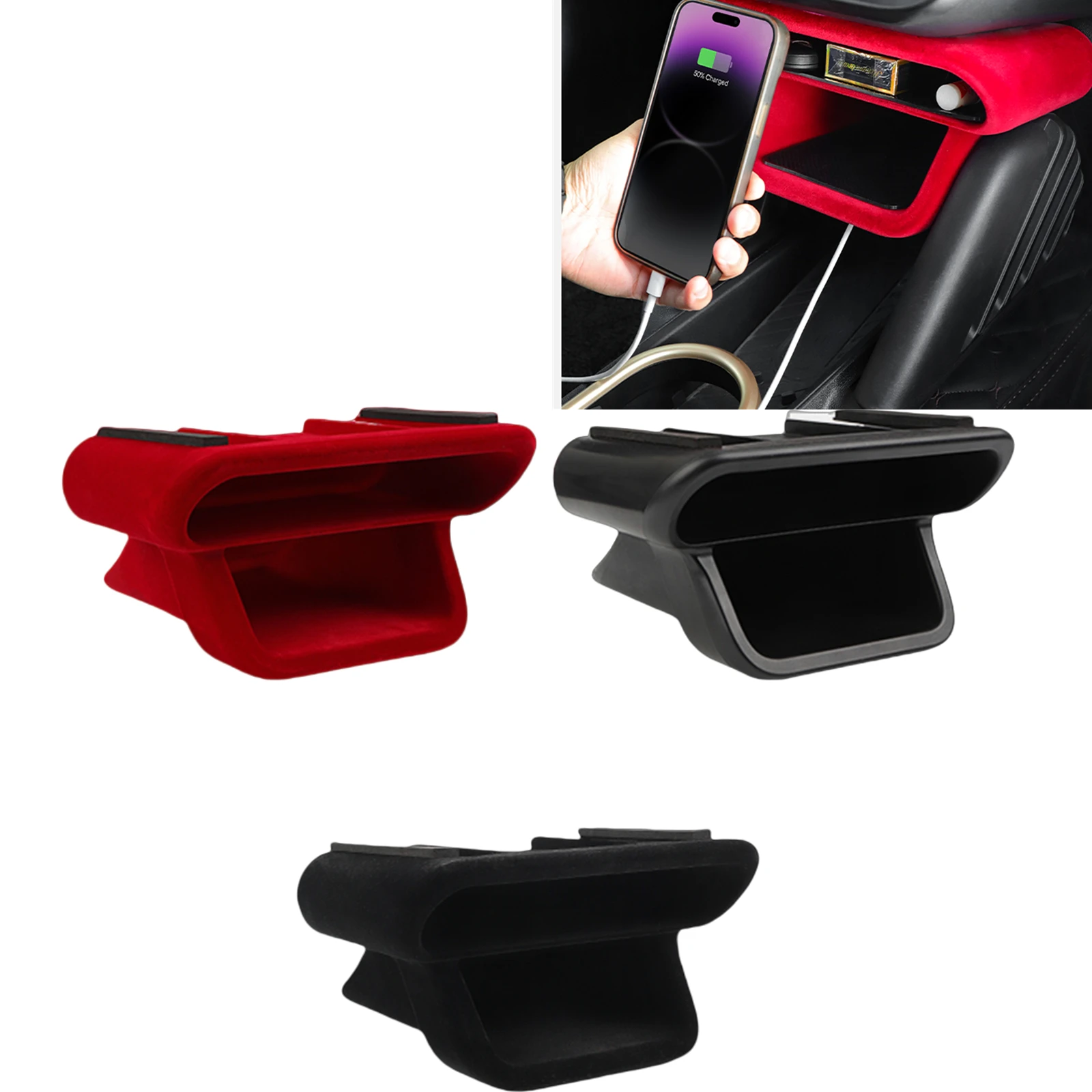 Für BMW MINI Cooper J01 J05 ACEMAN 2024-2025 Mittelkonsole Bedienfeld Layered Storage Box Abdeckung Fall